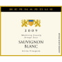 Bernardus Griva Vineyard Sauvignon Blanc 2009 Front Label