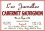 Les Jamelles Cabernet Sauvignon Vins de Pays D'Oc 2009 Front Label