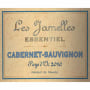 Les Jamelles Essentiel Cabernet Sauvignon 2010 Front Label