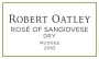 Robert Oatley Rose of Sangiovese 2010 Front Label