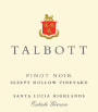 Talbott Pinot Noir Sleepy Hollow Vineyards 2009 Front Label