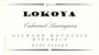 Lokoya Diamond Mountain Cabernet Sauvignon 2007 Front Label
