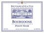 Bouchard Aine & Fils Bourgogne Pinot Noir 2008 Front Label