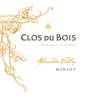 Clos du Bois Alexander Valley Reserve Merlot 2007 Front Label