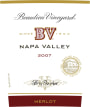Beaulieu Vineyard Napa Valley Merlot 2007 Front Label
