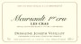 Domaine Joseph Voillot Meursault Premier Cru Les Cras 2011 Front Label