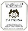 Capanna Brunello di Montalcino (375ML half-bottle) 2006 Front Label