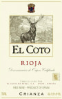 El Coto Crianza 2007 Front Label