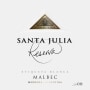 Santa Julia Reserva Malbec 2009 Front Label