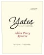 Yates Family Vineyard Alden Perry Reserve 2007 Front Label