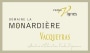 La Monardiere Vacqueyras Vieilles Vignes 2011 Front Label