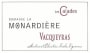 La Monardiere Vacqueyras Les Calades 2015 Front Label