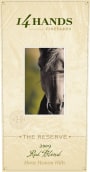 14 Hands The Reserve Red Blend 2009 Front Label