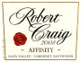 Robert Craig Cellars Affinity Cabernet Sauvignon 2008 Front Label