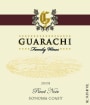 Guarachi Family Wines Pinot Noir Sonoma Coast 2009 Front Label