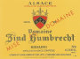 Zind-Humbrecht Riesling 2009 Front Label