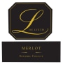 Lyeth L de Lyeth Merlot 2008 Front Label