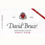 David Bruce Select Pinot Noir 2008 Front Label
