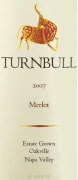 Turnbull Merlot 2007 Front Label
