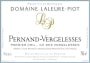 Domaine Laleure-Piot Pernand-Vergelesses Ile des Vergelesses Premier Cru 2007 Front Label