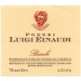 Luigi Einaudi Barolo (375ML half-bottle) 2004 Front Label