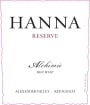 Hanna Reserve Alchimie 2013 Front Label