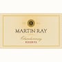 Martin Ray Santa Cruz Reserve Chardonnay 2009 Front Label