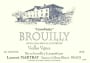 Domaine Laurent Martray Combiaty Brouilly Vieilles Vignes 2013 Front Label