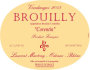 Domaine Laurent Martray Brouilly Corentin 2013 Front Label