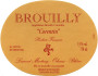 Domaine Laurent Martray Brouilly Corentin 2012 Front Label