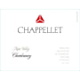 Chappellet Chardonnay 2009 Front Label