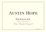 Austin Hope Grenache 2007 Front Label
