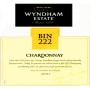 Wyndham Bin 222 Chardonnay 2007 Front Label