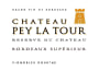 Chateau Pey La Tour Reserve 2007 Front Label