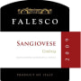 Falesco Sangiovese 2009 Front Label