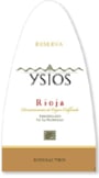 Ysios Reserva 2004 Front Label