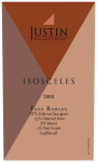 Justin Isosceles 2008 Front Label