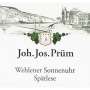 Joh. Jos. Prüm Wehlener Sonnenuhr Riesling Spatlese 2009 Front Label
