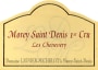 Lignier-Michelot Morey Saint Denis Les Chenevery Premier Cru 2010 Front Label