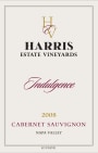 Heritage School Vineyards Indulgence Cabernet Sauvignon 2008 Front Label