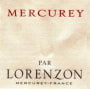 Domaine Bruno Lorenzon Mercurey Blanc 2009 Front Label