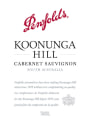 Penfolds Koonunga Hill Cabernet Sauvignon 2008 Front Label