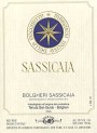 Tenuta San Guido Sassicaia 2008 Front Label