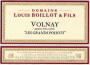 Domaine Louis Boillot Volnay Les Grands Poisots 2012 Front Label