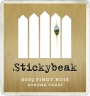 Stickybeak Pinot Noir 2009 Front Label