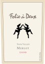 Folie a Deux Merlot 2008 Front Label