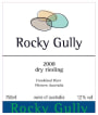Rock Gully Dry Riesling 2008 Front Label