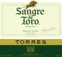 Torres Sangre de Toro White 2010 Front Label