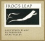 Frog's Leap Sauvignon Blanc (375ML half-bottle) 2010 Front Label