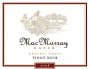 MacMurray Estate Vineyards Central Coast Pinot Noir 2008 Front Label